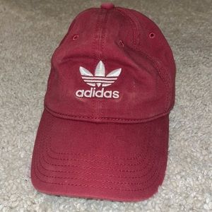 Maroon Adidas Baseball Cap